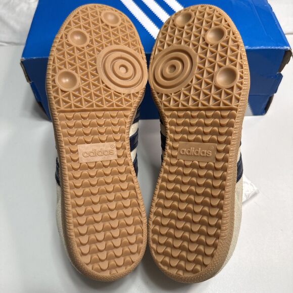 Adidas 7.5 Men’s Samba OG Warm Vanilla Night Indigo Enamel Lace Bling NIB main image 6
